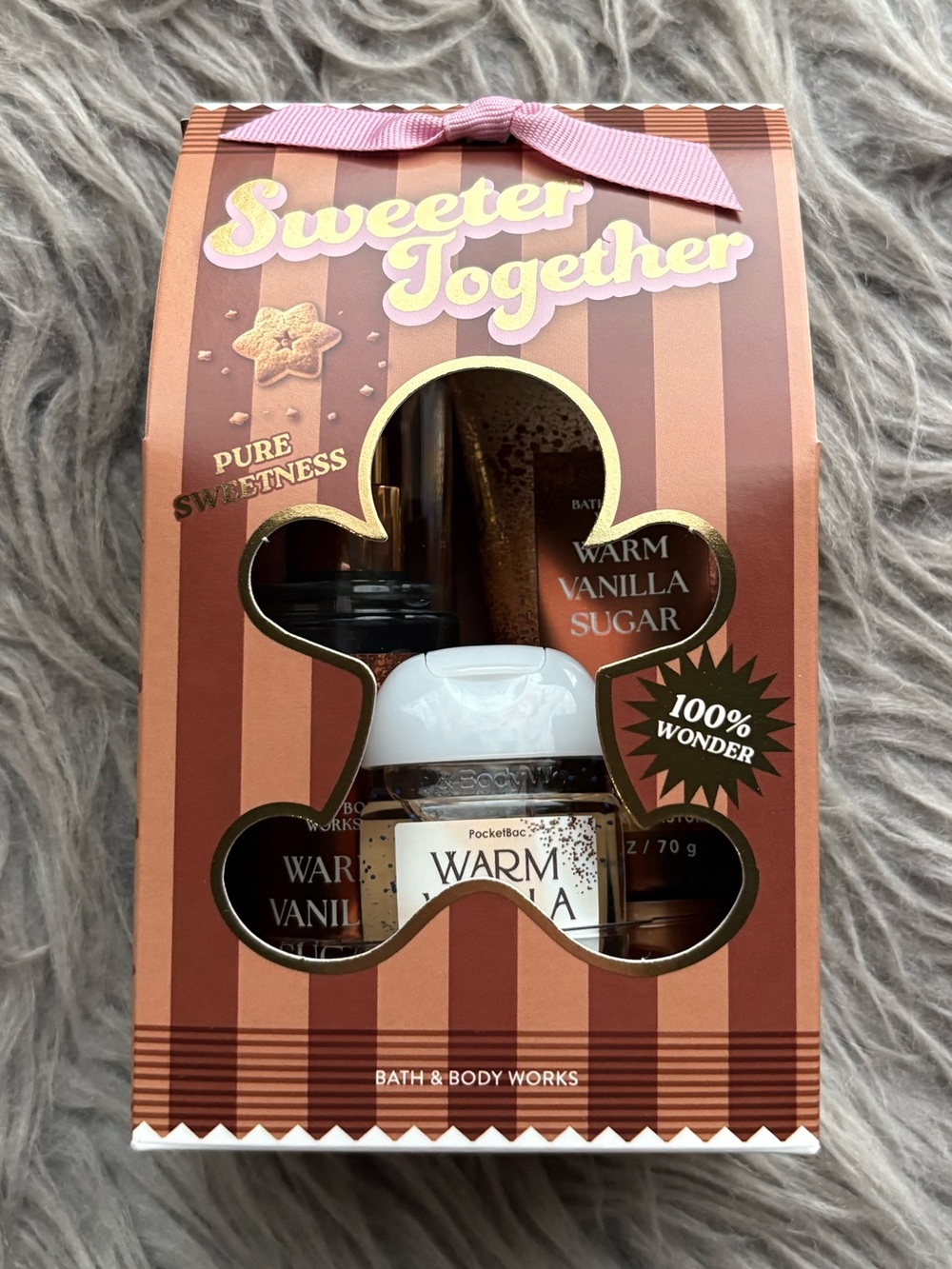 BBW WARM VANILLA SUGAR GIFT SET NIB